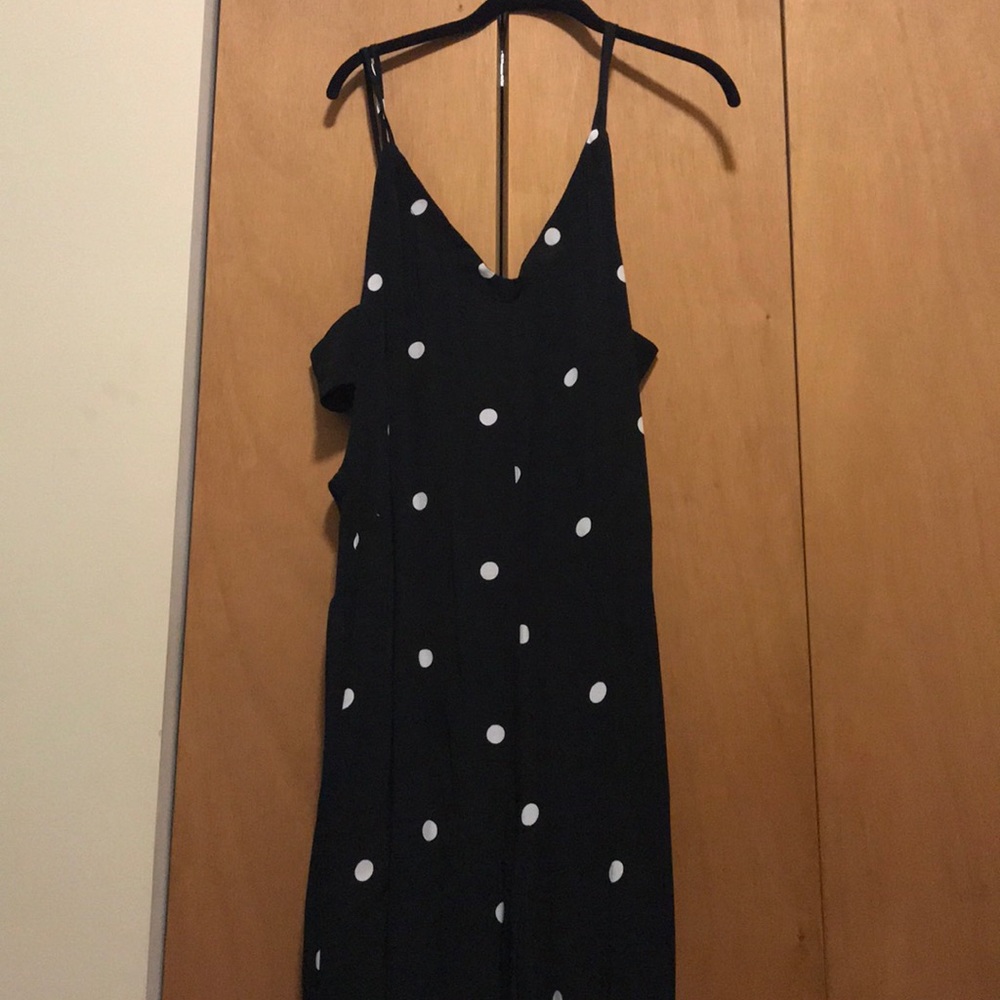 Free people polka dot jumpsuit